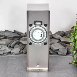 Abilene Prises électriques d'extérieur Acier inoxydable, Gris