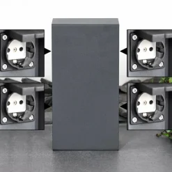 Abilene Prises électriques d'extérieur Anthracite