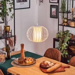 hofstein Suspensions|Adara Suspension, Suspension Blanc, 1 lumière