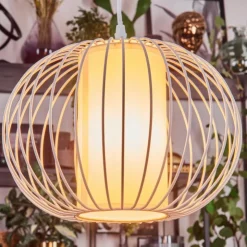 hofstein Suspensions|Adara Suspension, Suspension Blanc, 1 lumière