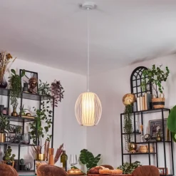 hofstein Suspensions|Adara Suspension, Suspension Blanc, 1 lumière
