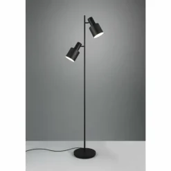 Luminaires Trio Lampadaires Et Lampes Sur Pied|Agudo Lampadaire Noir, 2 lumières