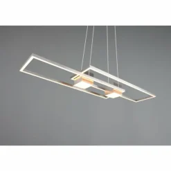 Luminaires Trio Éclairage Led|ALBANY Suspension LED Nickel mat, 1 lumière, Télécommandes