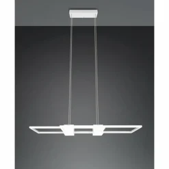 Luminaires Trio Suspensions|ALBANY Suspension LED Blanc, 1 lumière, Télécommandes