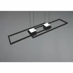 Luminaires Trio Éclairage Led|ALBANY Suspension LED Noir, 1 lumière, Télécommandes