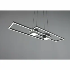 Luminaires Trio Éclairage Led|ALBANY Suspension LED Noir, 1 lumière, Télécommandes