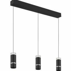 Luminaires Globo Lighting Éclairage Led|Alvarado Suspension LED Noir, 1 lumière