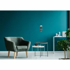 Luminaires Globo Lighting Éclairage Led|Alvarado Suspension LED Noir, 1 lumière