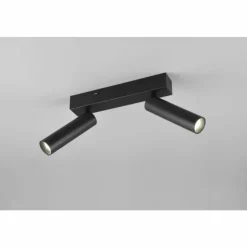 Luminaires Trio Spots Et Projecteurs|Ambala Spot de plafond LED Noir, 2 lumières