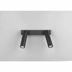 Luminaires Trio Spots Et Projecteurs|Ambala Spot de plafond LED Noir, 2 lumières
