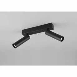Luminaires Trio Spots Et Projecteurs|Ambala Spot de plafond LED Noir, 2 lumières