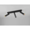 Luminaires Trio Éclairage Led|Ambala Spot de plafond LED Noir, 3 lumières