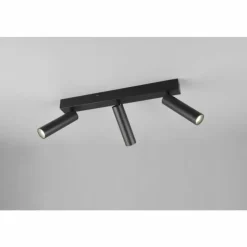 Luminaires Trio Éclairage Led|Ambala Spot de plafond LED Noir, 3 lumières