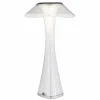 Luminaires Globo Lighting Lampes À Poser|Ambra Lampe à poser LED Chrome, Transparent, 1 lumière
