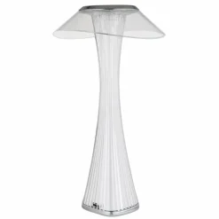 Luminaires Globo Lighting Lampes À Poser|Ambra Lampe à poser LED Chrome, Transparent, 1 lumière