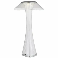 Luminaires Globo Lighting Lampes À Poser|Ambra Lampe à poser LED Chrome, Transparent, 1 lumière