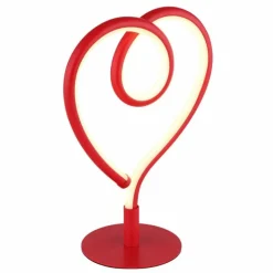 Luminaires Globo Lighting Éclairage Led|Amore Lampe à poser LED Rouge, 1 lumière