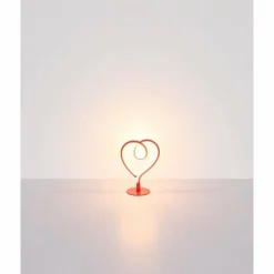 Luminaires Globo Lighting Éclairage Led|Amore Lampe à poser LED Rouge, 1 lumière