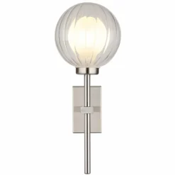 Ander Applique murale Luminaires Globo Lighting Nickel mat, 1 lumière