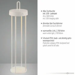 ANSELM Lampadaire Luminaires Leuchten Direkt LED Gris, 1 lumière