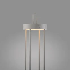 ANSELM Lampadaire Luminaires Leuchten Direkt LED Gris, 1 lumière