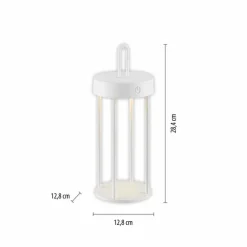 ANSELM Lampe à poser Luminaires Leuchten Direkt LED Blanc, 1 lumière