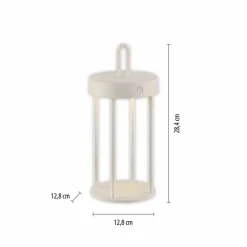ANSELM Lampe à poser Luminaires Leuchten Direkt LED Gris, 1 lumière