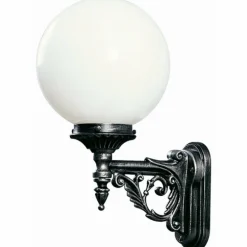 Applique Albert 609 Noir, Argenté, 1 lumière
