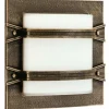 Applique extérieure Albert 262 Brun, Laiton, 1 lumière