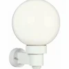 Applique extérieure Albert 257 Blanc, 1 lumière, Détecteur de mouvement