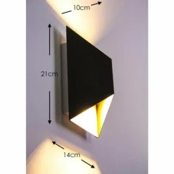 Applique extérieure Corozal LED Anthracite, Blanc, 2 lumières