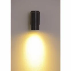 Applique extérieure LED Globo Noir, 1 lumière