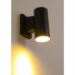 Applique extérieure LED Globo Noir, 1 lumière