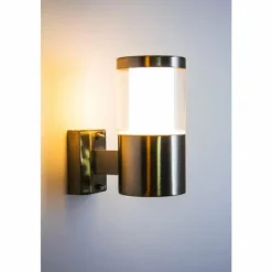 Applique extérieure Leon LED Acier inoxydable, 1 lumière
