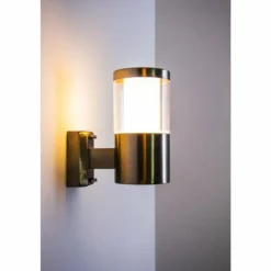 Applique extérieure Leon LED Acier inoxydable, 1 lumière