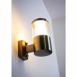 Applique extérieure Leon LED Acier inoxydable, 1 lumière