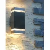 Applique extérieure LUTEC FOCUS Acier inoxydable, 2 lumières