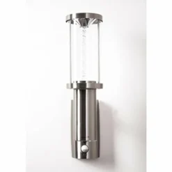 Applique extérieure Popoyan LED Acier inoxydable, 2 lumières, Détecteur de mouvement