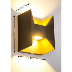Applique extérieure Rivas LED Anthracite, 2 lumières