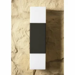 applique extérieure Trio HUDSON Noir, 2 lumières