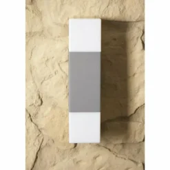 applique extérieure Trio HUDSON Acier inoxydable, 2 lumières