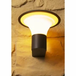 applique extérieure Trio KONGO Noir, 1 lumière