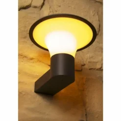 applique extérieure Trio KONGO Noir, 1 lumière