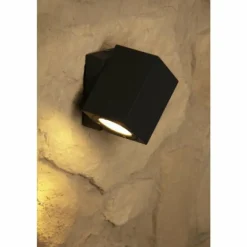 applique extérieure Trio TIBER LED Noir, 3 lumières