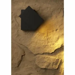 applique extérieure Trio TIBER LED Noir, 3 lumières