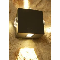 Applique LED Moderne Anthracite, 4 lumières