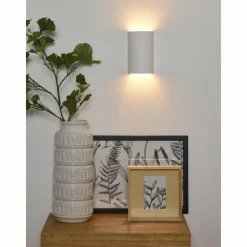 Luminaires Lucide Appliques|Applique Lucide GIPSY Blanc, 1 lumière