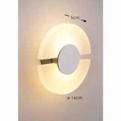 Luminaires Lutec Appliques|Applique Lutec LED Acier brossé, 1 lumière