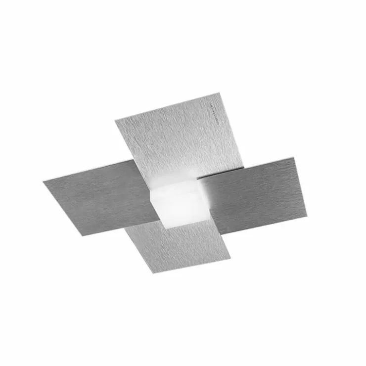 Luminaires Grossmann Éclairage Led|Applique murale / Plafonnier Grossmann CREO LED Aluminium, 1 lumière
