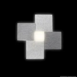 Luminaires Grossmann Éclairage Led|Applique murale / Plafonnier Grossmann CREO LED Aluminium, 1 lumière